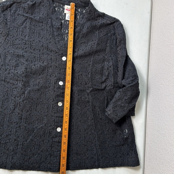 Ruby Rd lace button down top - Picture 10 of 10